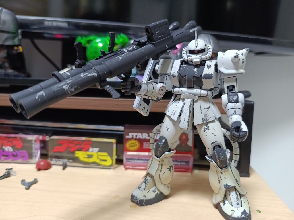 なんとなくザクバズーカを連結させて2連バズーカに