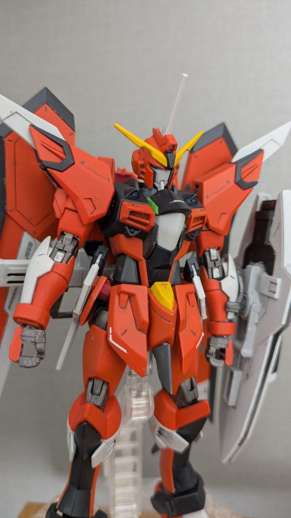 HGCA イモータルジャスティス(筆塗り全塗装)–2枚目/制作者:tomzoh