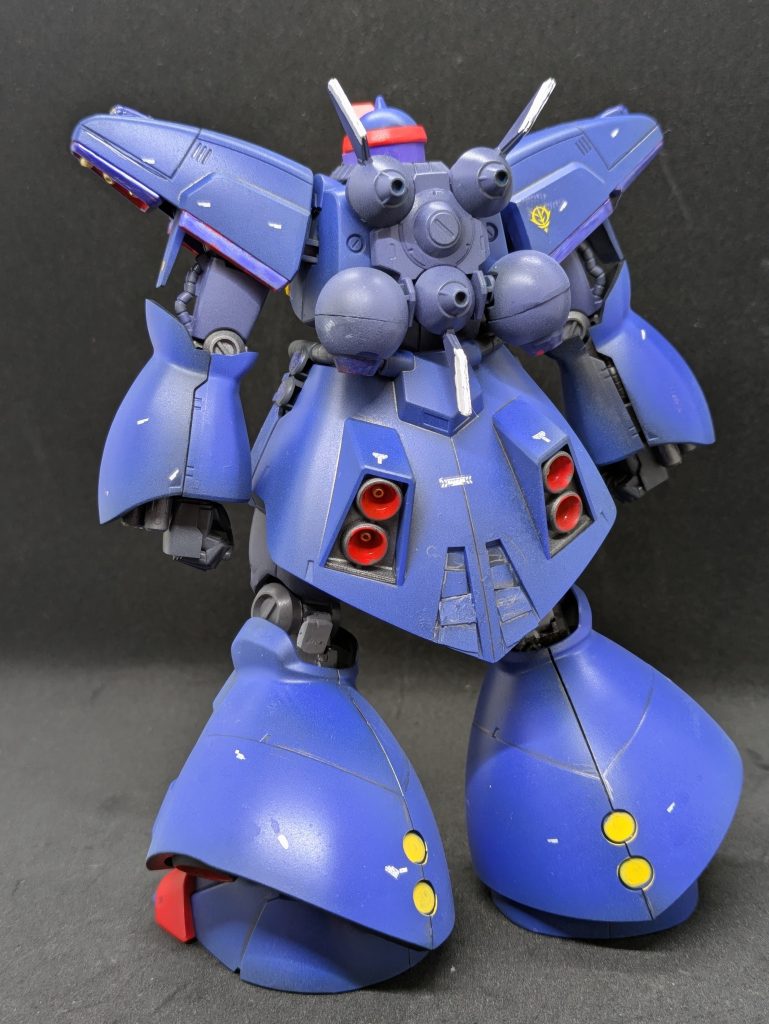 HGUCドライセンその②背面です。基本キットのままです。いつもどおりてす。このダブルゼータ版の中古価格がヤバいです。末端価格一万円!!(今年の春くらい)転売ヤーはダブルゼータに出てくるMSは買わないでくれよ。本来ダブルゼータは不人気なんだから(笑)ガンプラ界から去ってください。