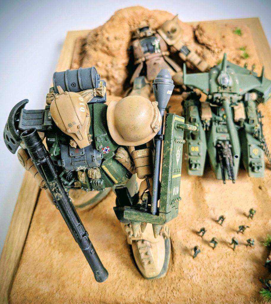 上からのショット