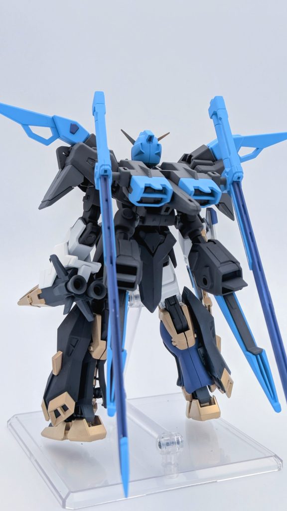 背面から。いつもの事ですが、バックパックが重いので自立出来ません…。