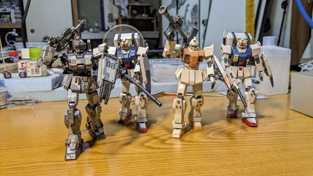 陸戦型チーム–5枚目/制作者：Mio ガンプラ会