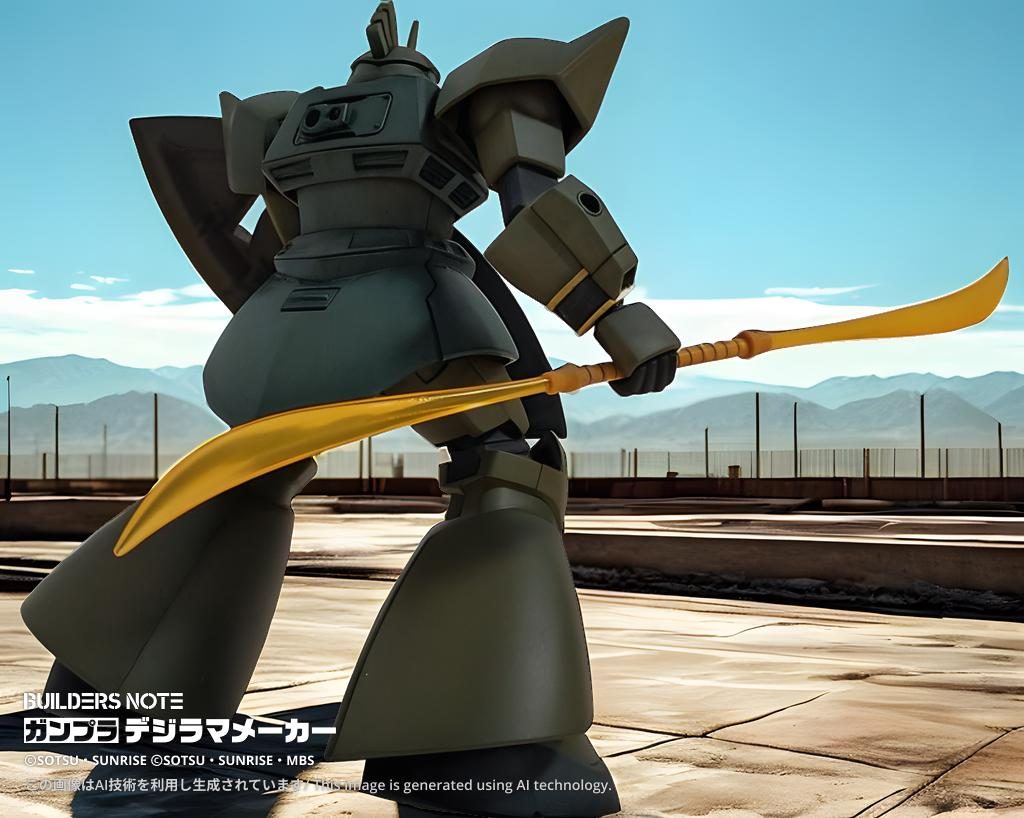 ゲルググ　袖付き仕様(金袖)–5枚目/制作者：mobileHaru