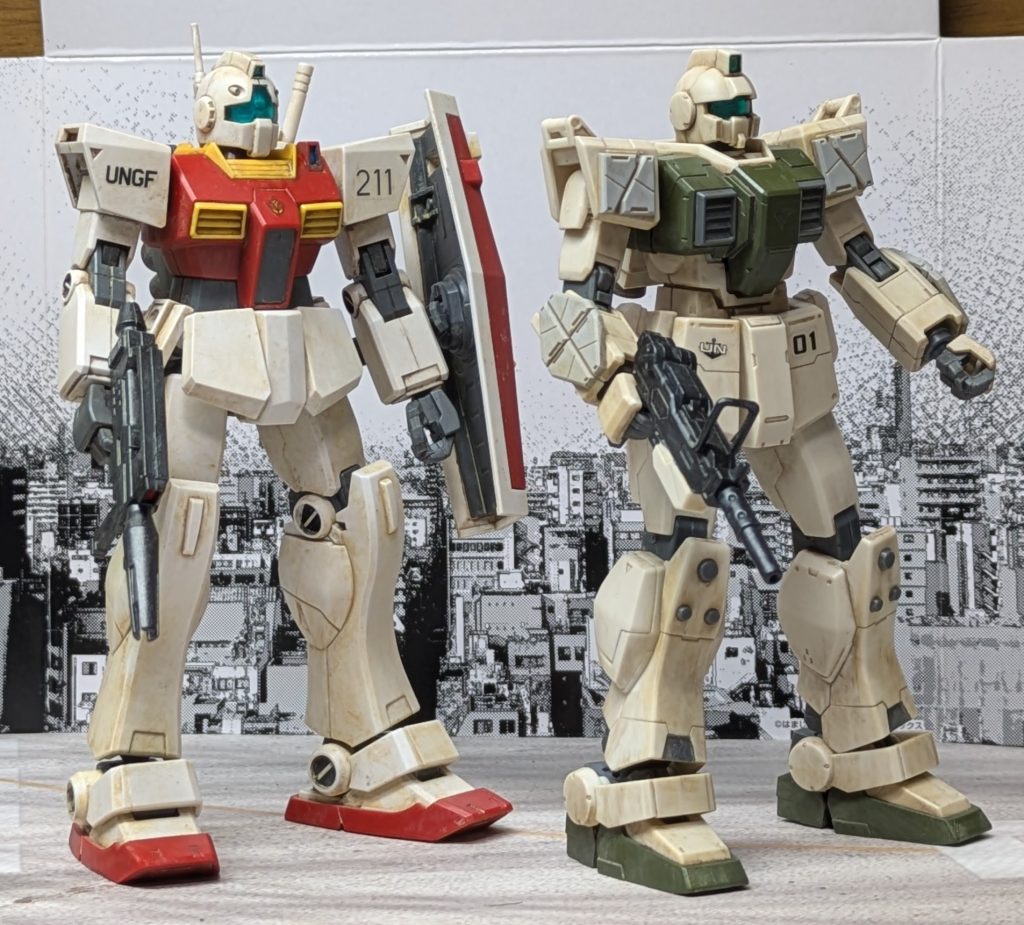 ジムIIはUC.0095.12月時点でチベット ラサに駐屯している地上軍にも主力機として配備されているが、ジムⅢおよびジェガンへの装備更新が始まっており、ラサでは国連極東方面地上軍第2MS大隊第1中隊に配備され、主に一年戦争時のジオン軍ラサ基地跡があるラサ北部警備区域を守備範囲に同じラサを拠点とする国連極東方面海兵隊第5MS中隊や国連独立コマンドUNICFと共に警備任務に就いている。なお、この時期にこの部隊に偽装したG計画阻止派のジムII部隊が旧ジオン軍施設内にある機密データを狙って海兵隊およびUNICF部隊と交戦し、ヘクター・ハモンドが駆るグフカスタムを前に大損害を出すもG計画阻止派国連軍パイロットのリビル・エイケンのジムIIが追い詰めている。