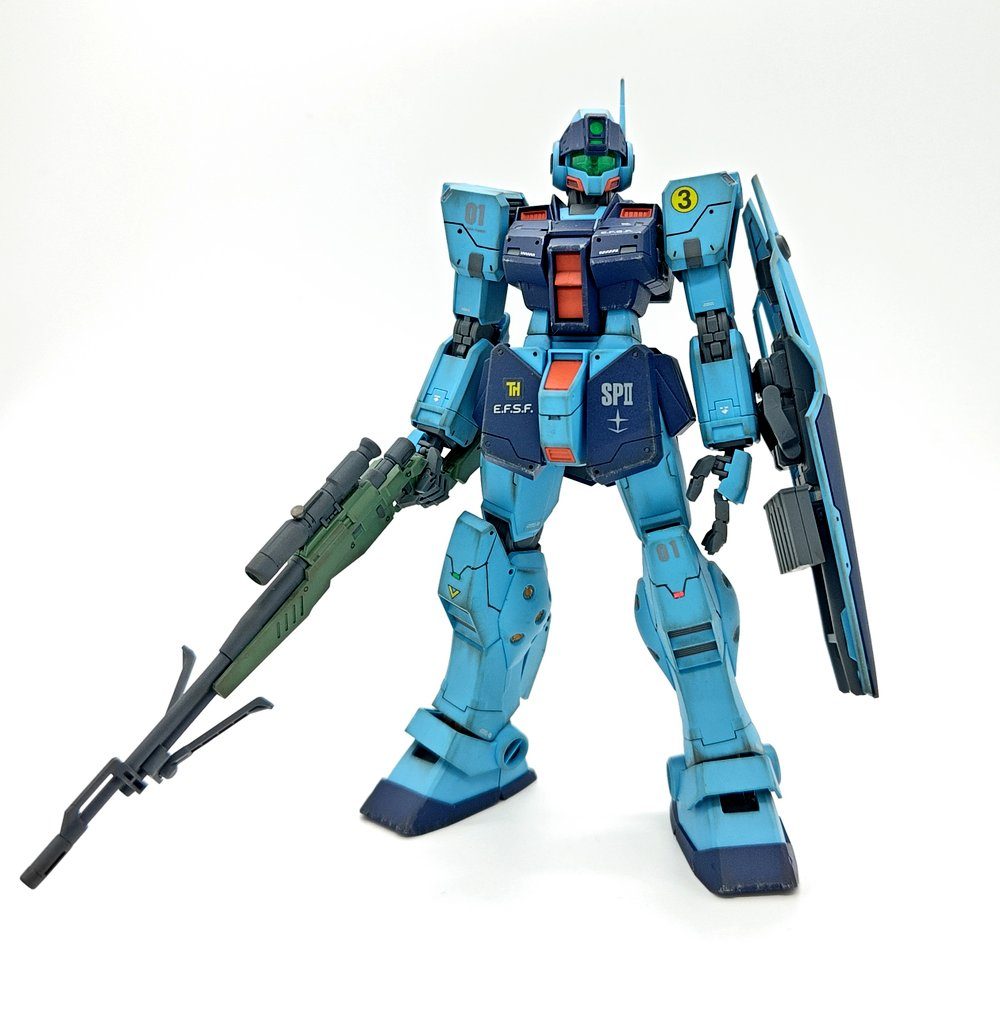 ジムスナイパー２【ディテールアップ】–2枚目/制作者：ユッキー