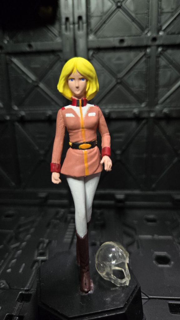 ヘルメットは元々のクリアーのままで。