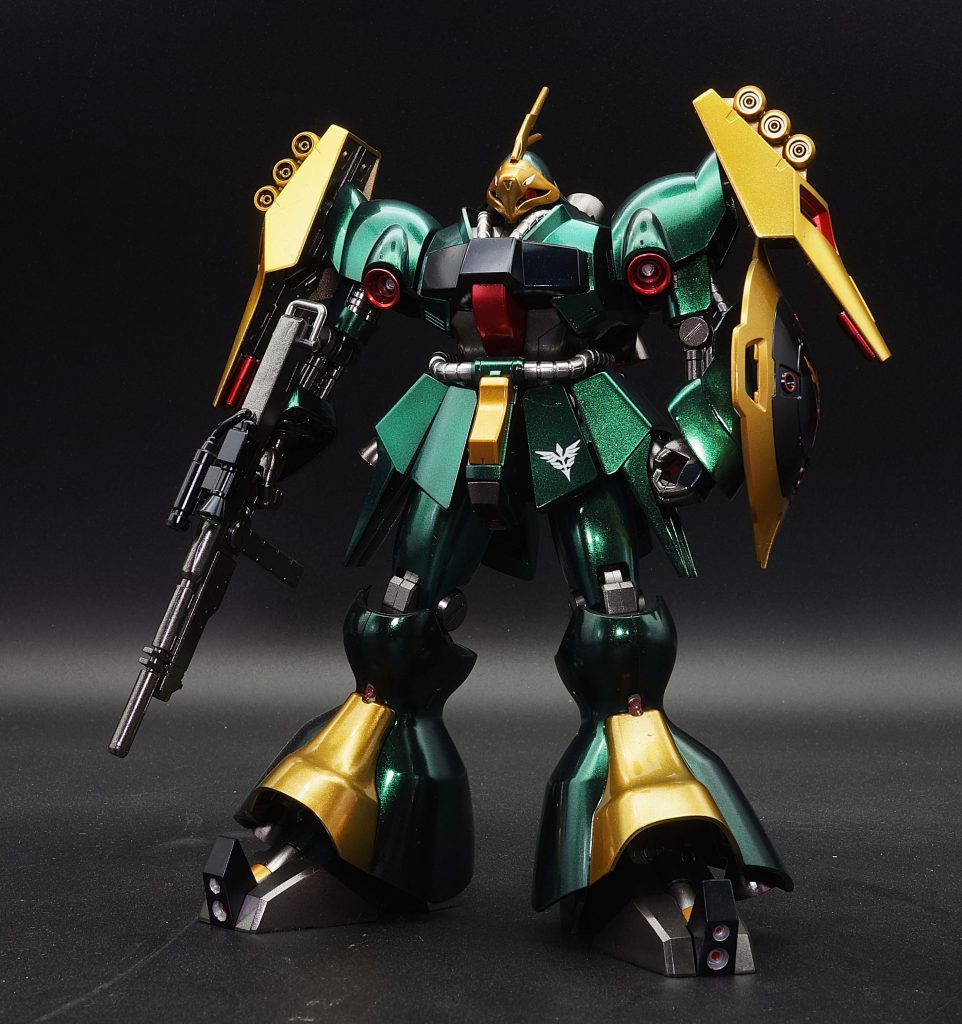 HGUC ヤクト・ドーガ(ギュネイ・ガス専用機)　メタリック塗装–2枚目/制作者：あるむ