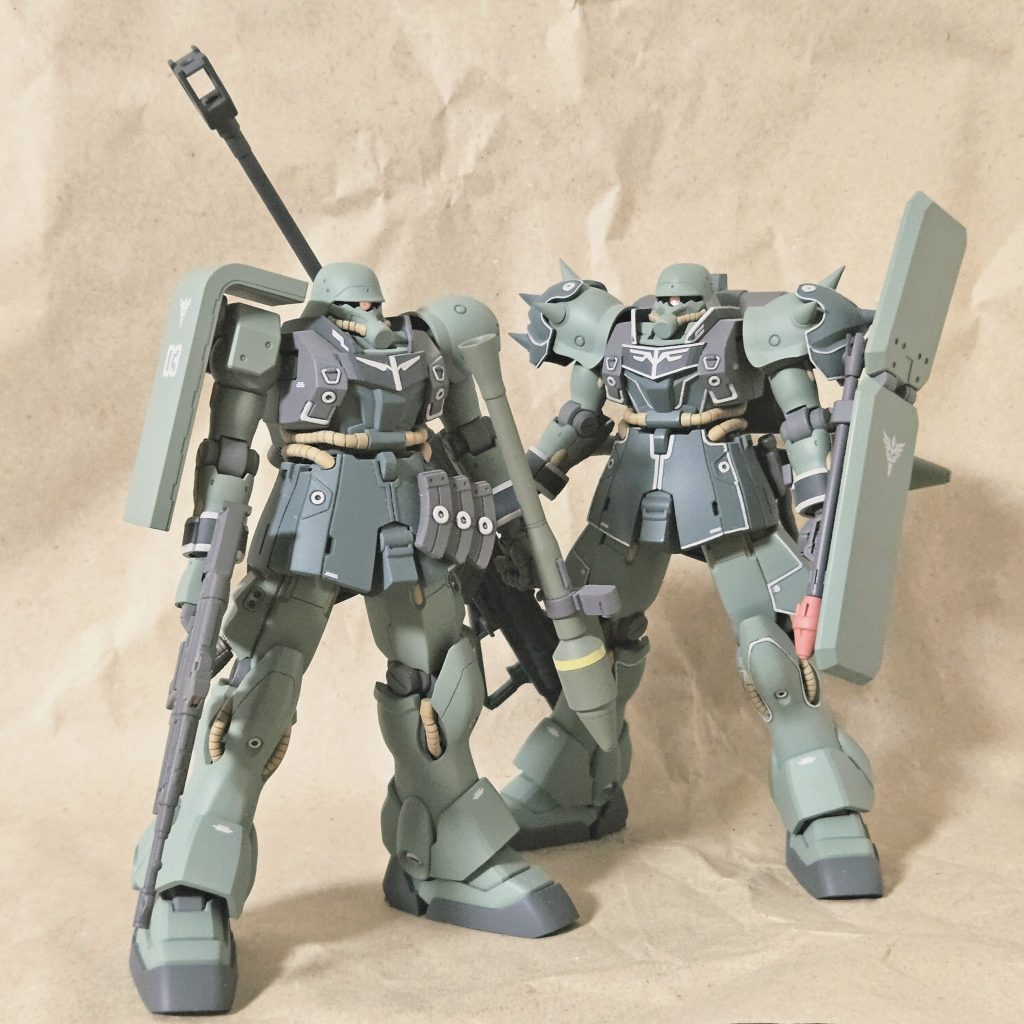 親衛隊機とのツーショット！壮観…