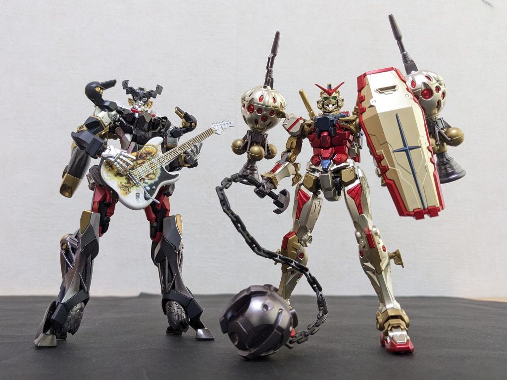 M.A.Vダチ😆ジークアクスの弾くギターに合わせて、「うぇ〜い」とか言いながらハンマー振り回す絵を想像してしまった😅