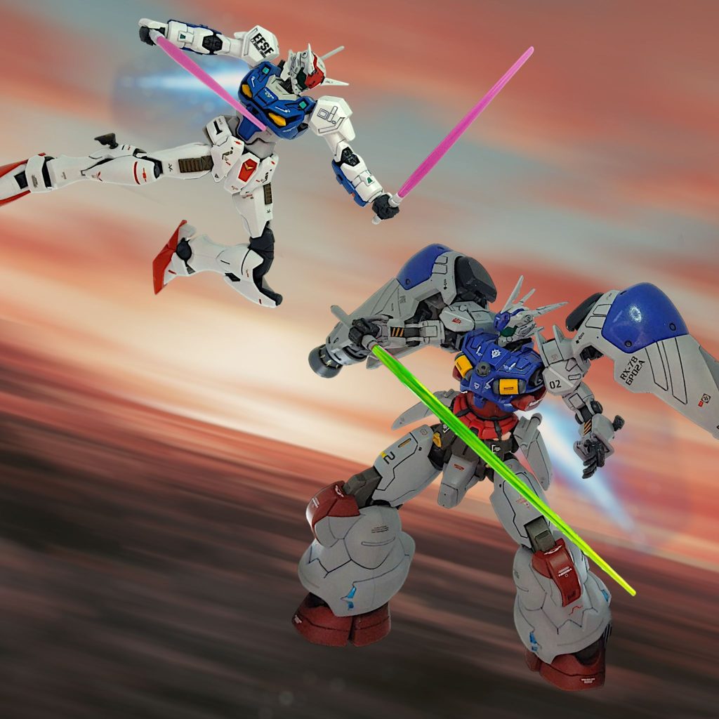 コウ「何故ＭＳを盗んだ！？」ガトー「意気込みは良し。だが相手がヒヨっ子ではな。私を敵に回すには君はまだ、未熟！」コウ「それでも僕は連邦軍の士官だ！」