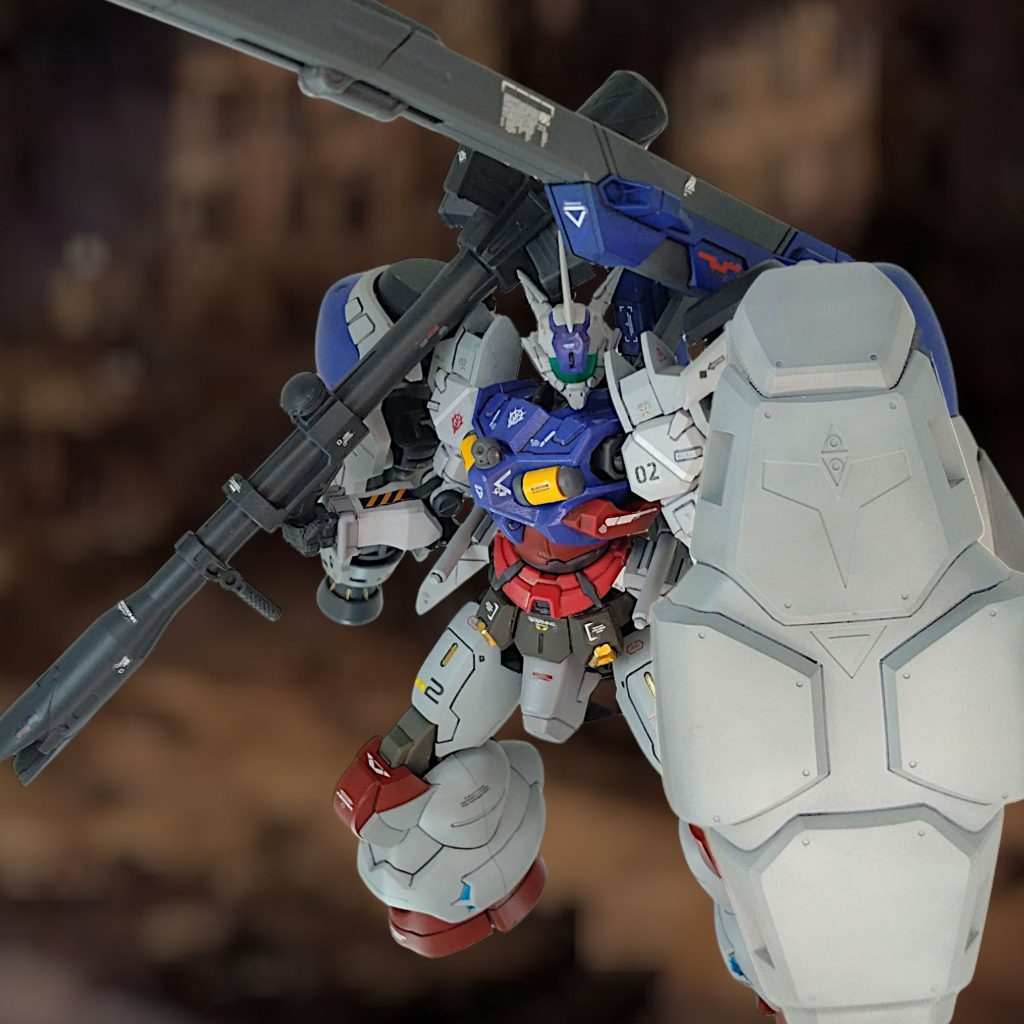 三本アンテナのヘッドもお気に入りガンダムではないので、重・キャノン(ガンキャノン・ヘヴィタイプ)といったところでしょうか