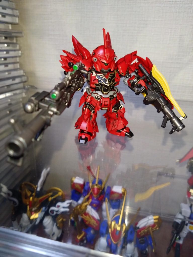 シナンジュ＆ユニコーンガンダム用EXパーツで武装を強化。