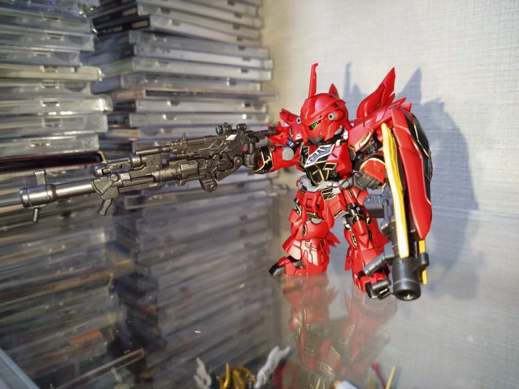 シナンジュ本体も良く出来ていますが、EXパーツのバズーカがボリュームもあり、オススメです！