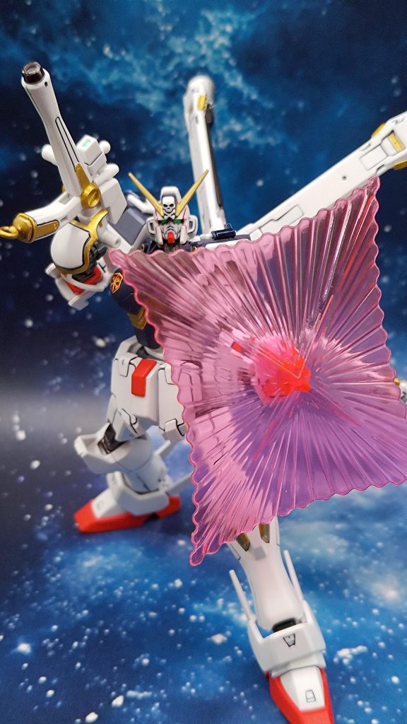 ザンバスター　ビームシールドビームシールドのディテールアップ塗装も怖くて…台無しになったらいやだいやだ