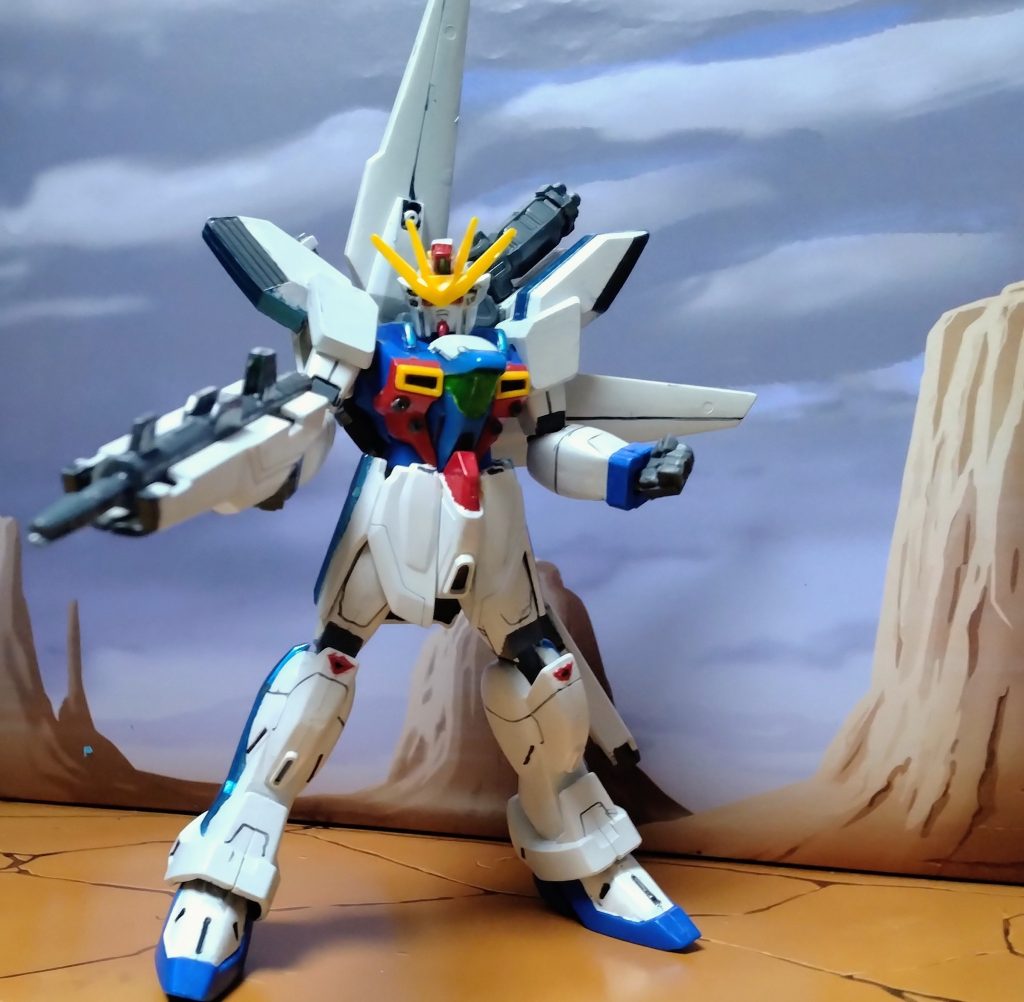 旧キット1/144ガンダムエックス–4枚目/制作者：サト