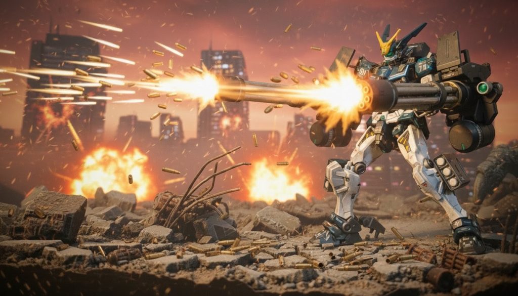 ヘビーアームズのような集中砲火