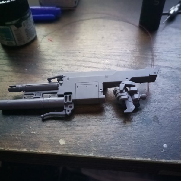 ガンダムUCシリーズからRE/100 ガンキャノンディテクター☝️いつも通り武器からの組込みです‼️👍（6枚目）