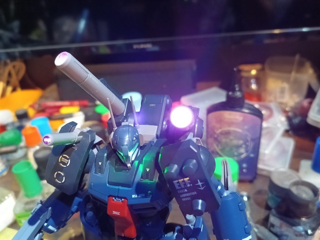 RE/100 ガンキャノンディテクター LED組込み–3枚目/制作者：福田　義康