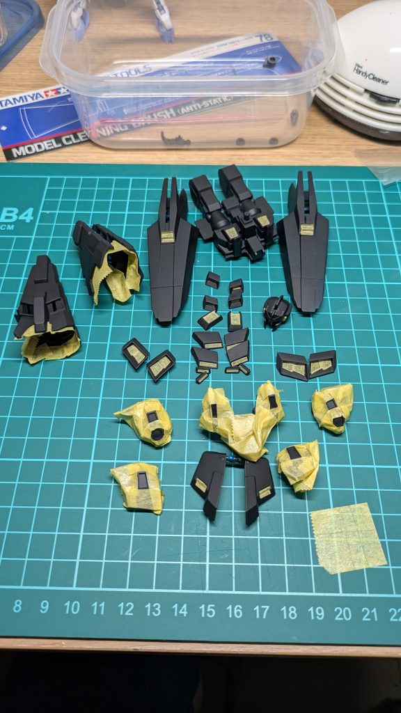 HGリゼルディフェンサーbユニット–4枚目/制作者：@yuunon_modeling