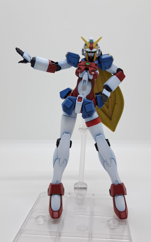 太ももと膝の接続に手間取っただけであとは少しの加工でどうにかなりました