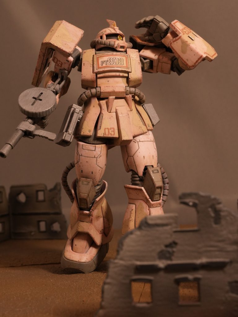 夕暮れの砂漠・・・こんな感じでしょうか?確かに馴染んでる気はしますね。