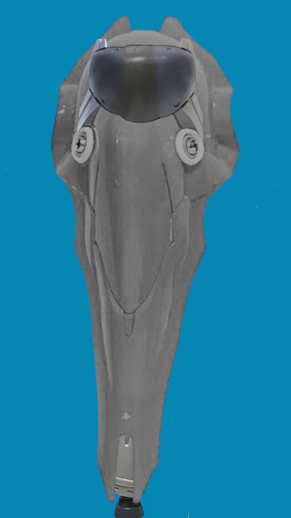 頂いたガレキクシャトリヤのをパテ盛り　サイサリスのバーニア等で