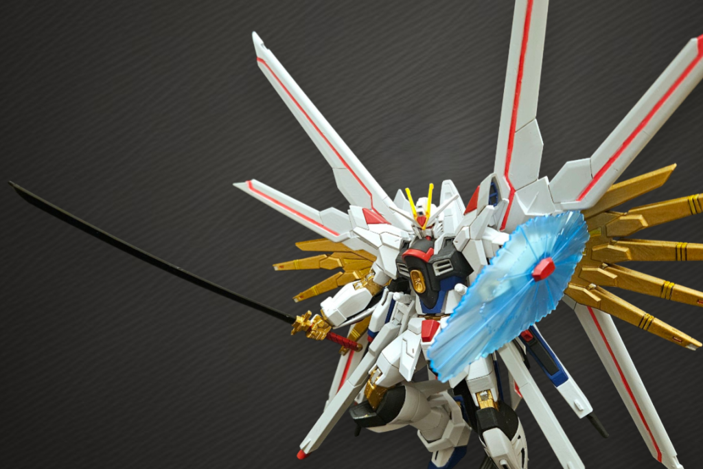 エグレージェシールドを構えて