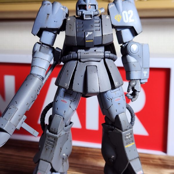 ウェザリング二周目がやっと終わりました。案の定錆び錆びになりました。この後は全体に馴染む様に頑張りたいと思いますが、上手く出来るかどうかは神のみぞ知る！です…（2枚目）