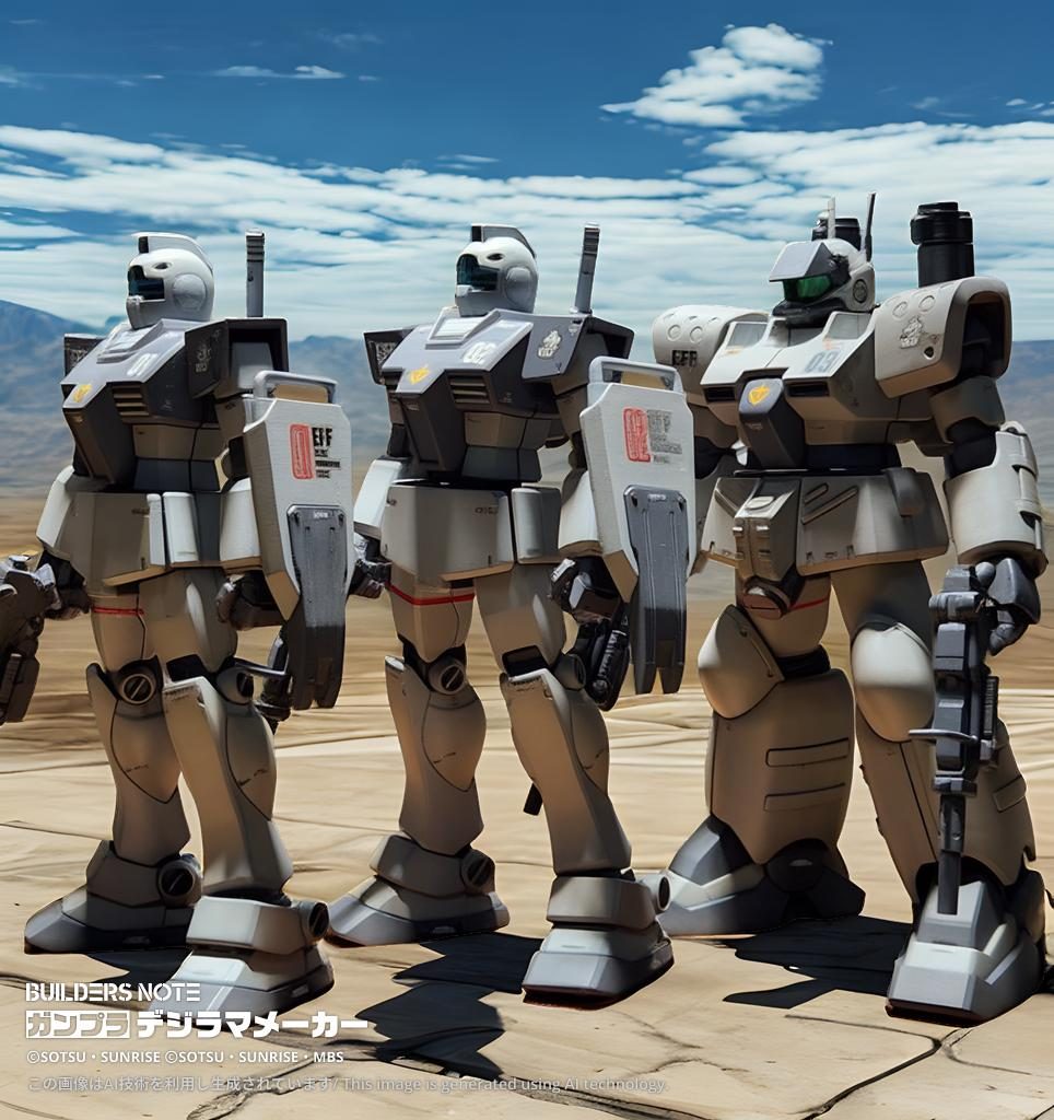 ここからは記念撮影的なデジラマ画像です。泥臭い雰囲気が凄くお気に入りです。