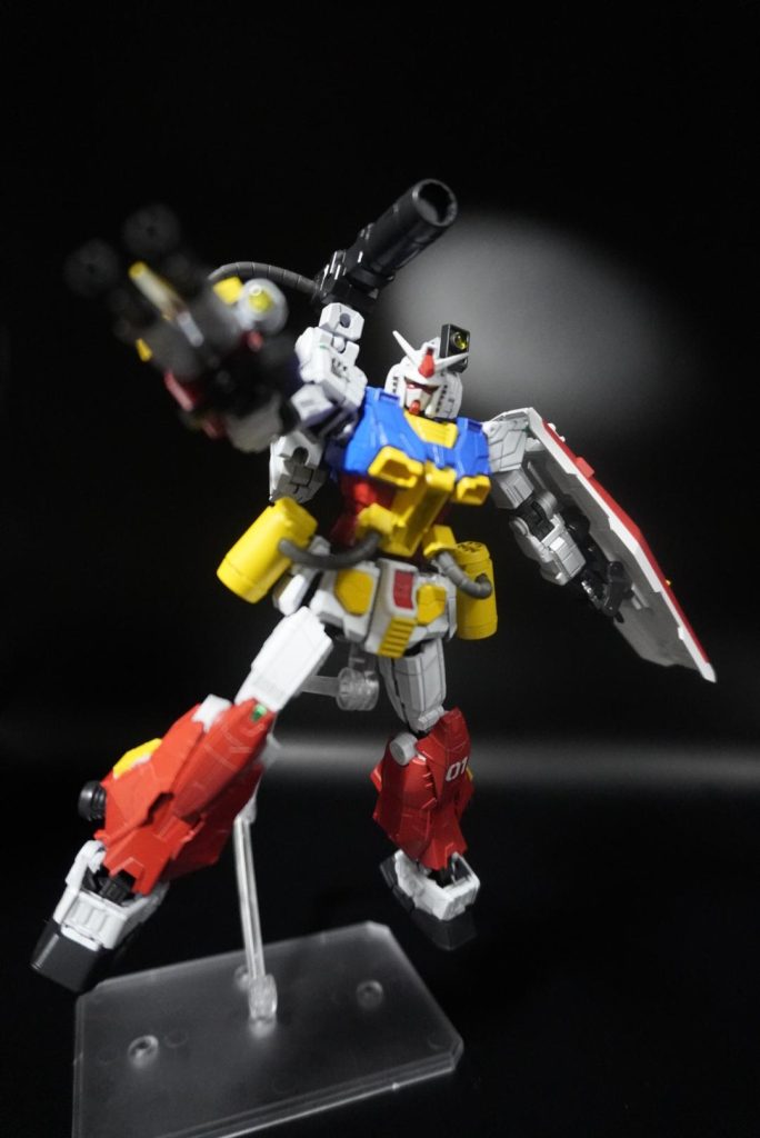 というわけで、高機動型ガンダムにケーブルなどつけてパーフェクトガンダムカラーに塗装したパーフェクト風ガンダムでした！それでは、また🫡