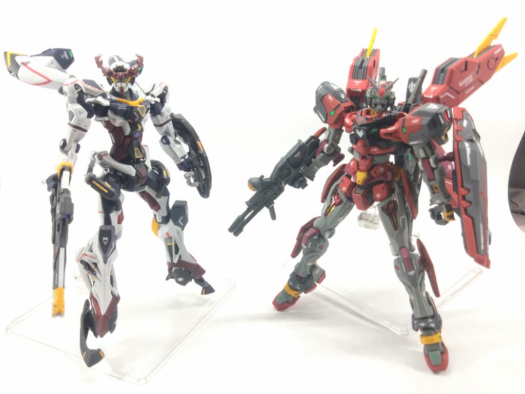 以前作ったジークアクスと。