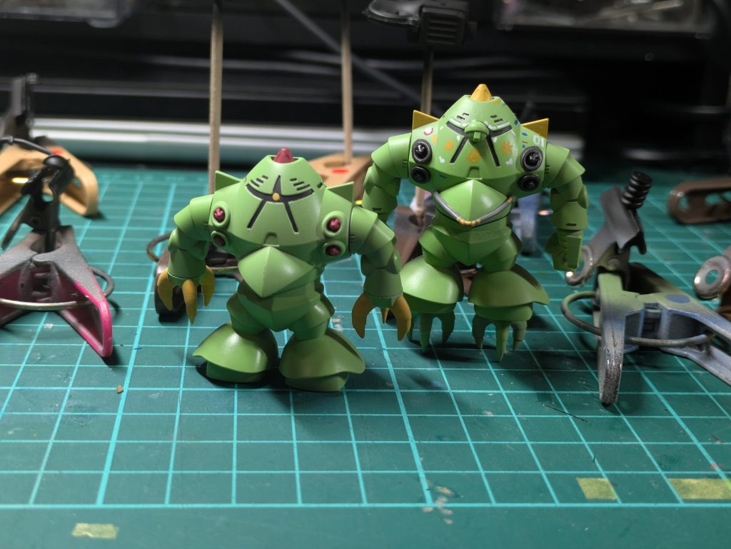 本体はふつうに塗装します。