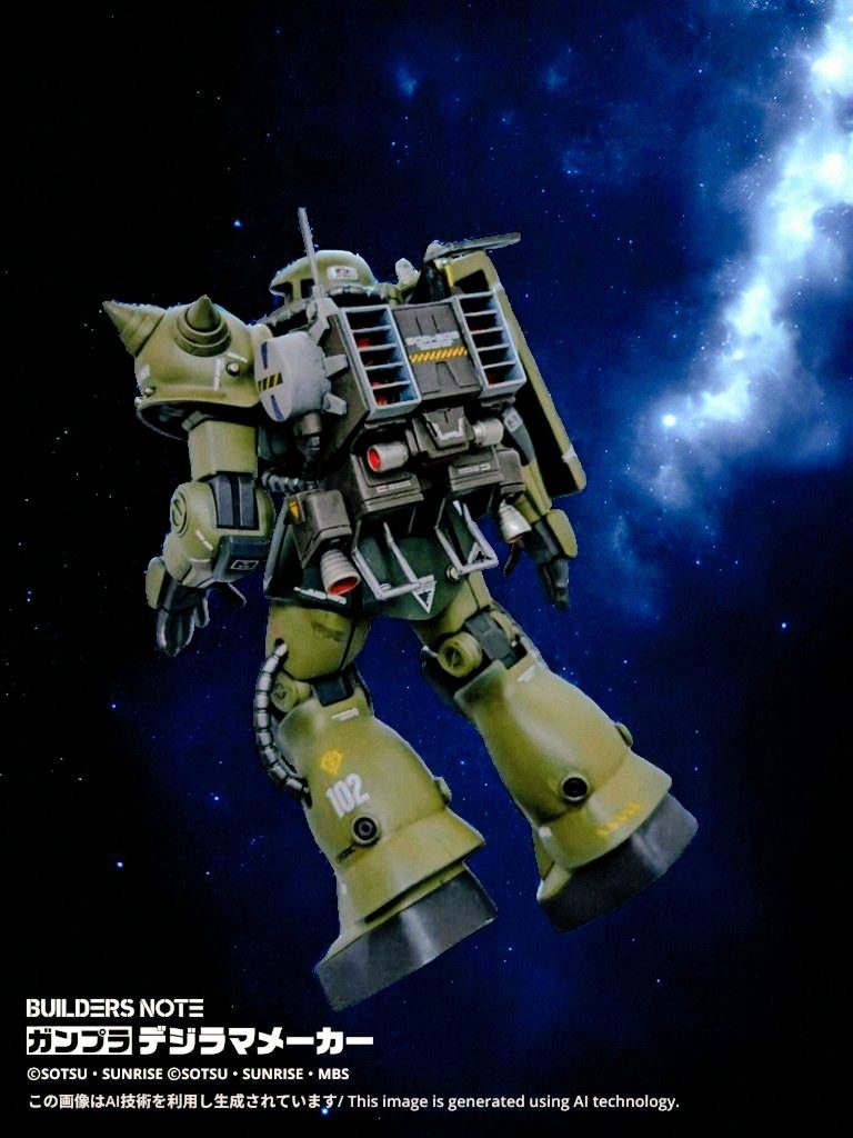 ・デジラマメーカー完成後に旧キットの箱絵っぽいポーズでデジラマメーカーに出力してもらいました。撮影や加工はもっと色々頑張りたいです。