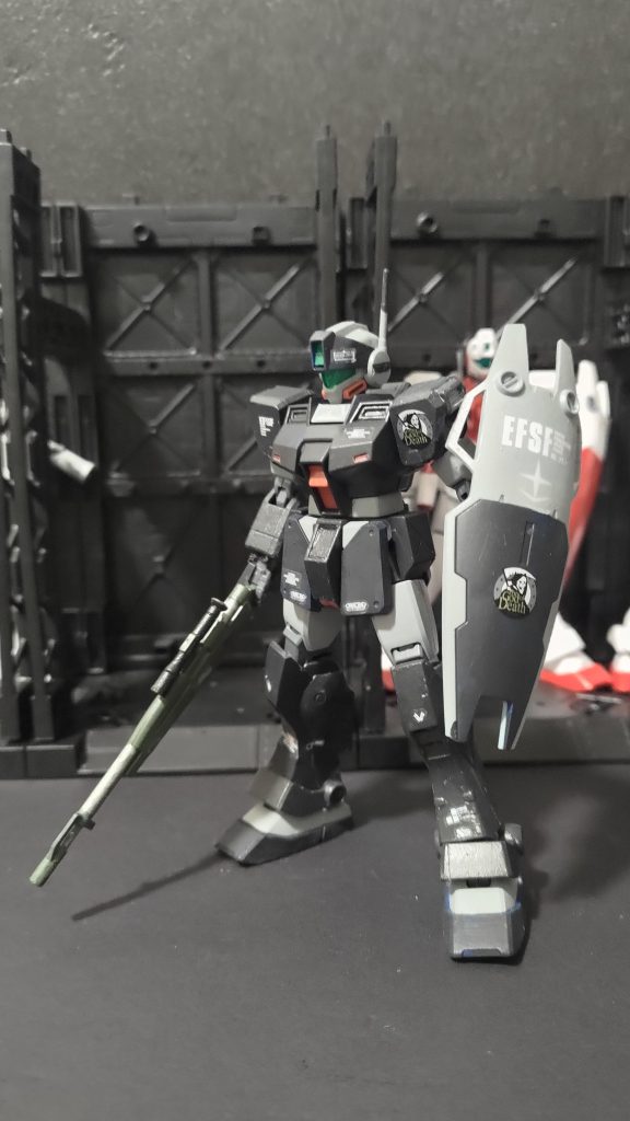 ジムスナイパーⅡ　リド・ウォルフ機風　筆塗り　部分未塗装–2枚目/制作者：『天倍』　ヤー・ホイホイ　『罪プラ崩師』