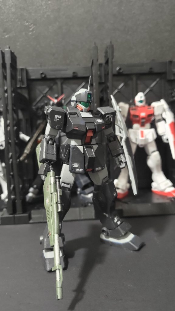 ジムスナイパーⅡ　リド・ウォルフ機風　筆塗り　部分未塗装–3枚目/制作者：『天倍』　ヤー・ホイホイ　『罪プラ崩師』