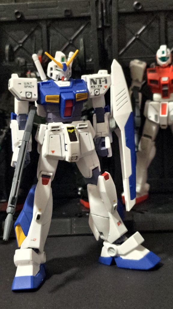 HGガンダムNT-1Alex スタイル改修・部分塗装仕上げ–3枚目/制作者:『天倍』 ヤー・ホイホイ 『罪プラ崩師』