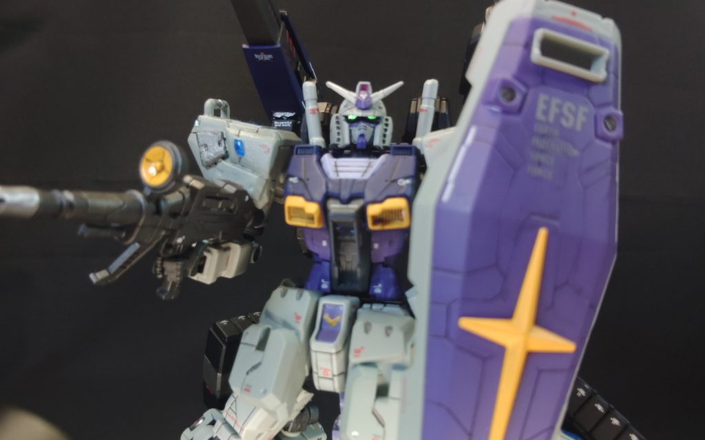 と言うことでFAガンダム高機動型でした。高機動、フルアーマー、火力はサンダーボルト版FAガンダムを意識しました。