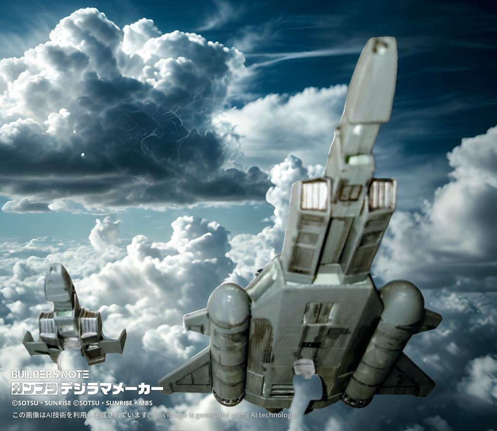 　コアブースターとコアファイターのタンデム飛行　今回、初登場のアクセル・モーリー中佐　モデルはエディ・マーフィーさんです　映画「ビバリーヒルズコップ」を見返してたら、ノーマルスーツを着た彼を幻視したので登場願いました　笑　また次回、お付き合いください…