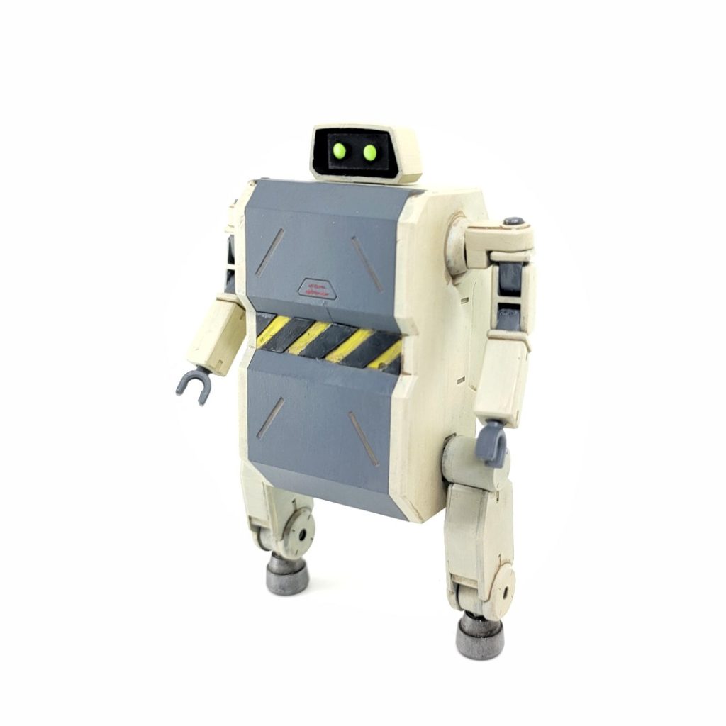 バックパック本体も変形してバックパックさんになります。独自の行動が可能です。