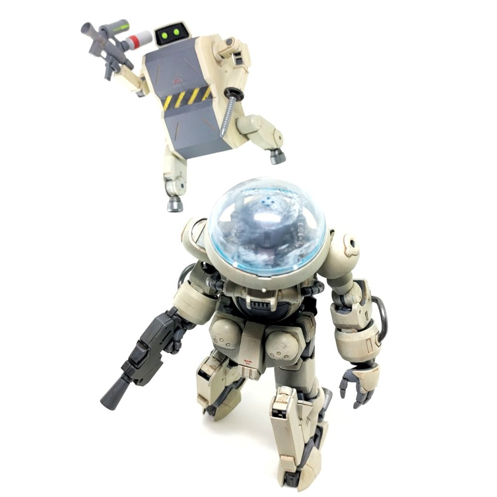 以上になります。船外作業、宇宙服、みたいなイメージでした。