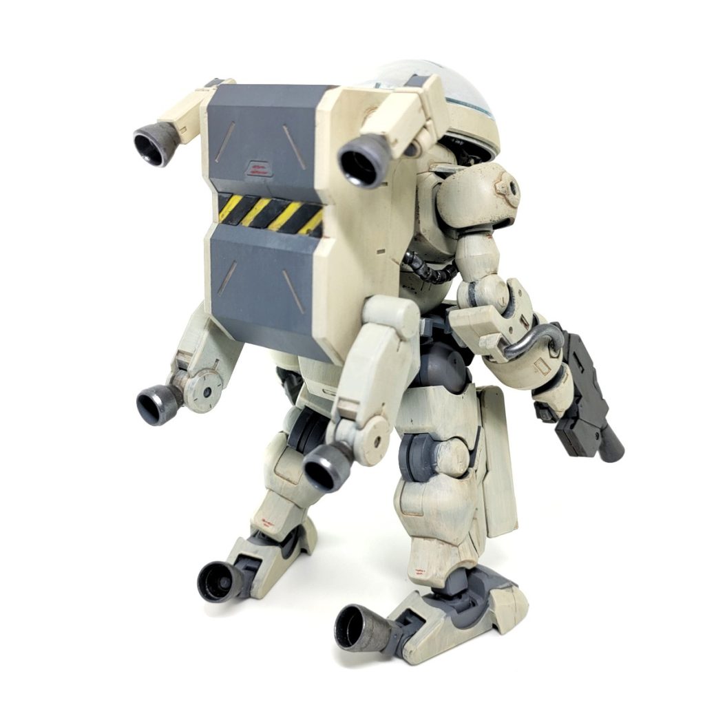 グリモアブルーメットは、グリモアレッドベレーに対抗して作られたグリモアのカスタム機です。宇宙戦、ビーム兵器をコンセプトに作られています。