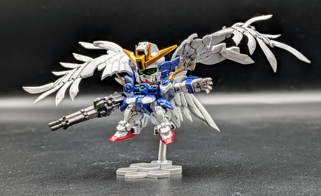 最期まで観て頂きありがとうございます。SDなのにポーズが決まっていて、塗って化ける良キットなので今後の展開も期待します。