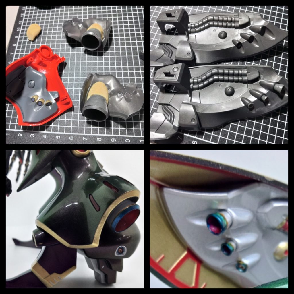 足首の追加バーニアは定番ですね。