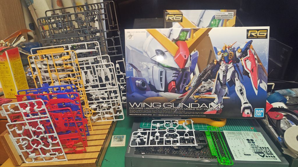 ボックスとランナー。パーツ数はまあまあでしょうか。