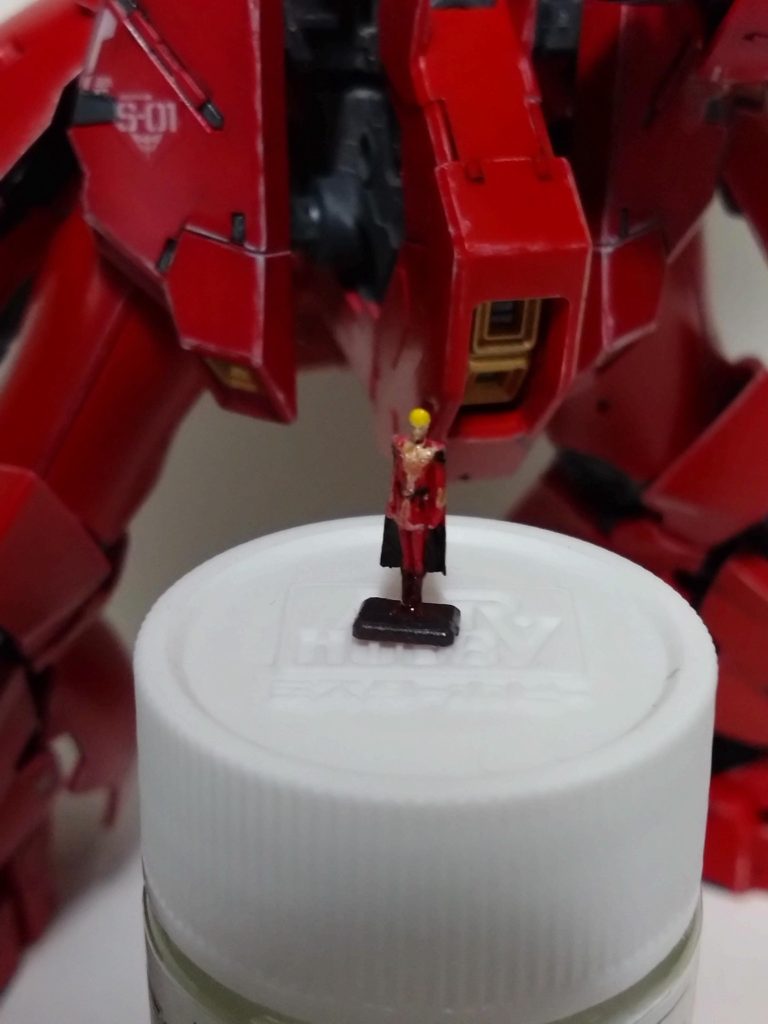 筆塗りや爪楊枝で塗装。雰囲気は出てると思います。