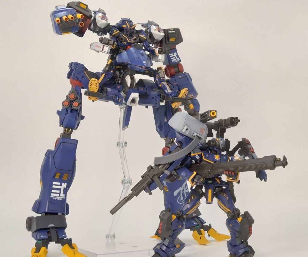 この映像は過激派地球残留ジオンによるダカール襲撃護衛作戦でジオンが投入した重MA陸戦型ビグザムに対抗するため黒いガンダム第五兵装 ミコシまたの名をプロト・サイコガンダムを初実戦・その護衛・露払いのため重兵装で出撃した軽キャノン弐式その成果で後イズマコロニーでキシリア暗殺計画はこの二人の強化人間に任される。サイコガンダム完成型とハンブラビに乗って・・・・