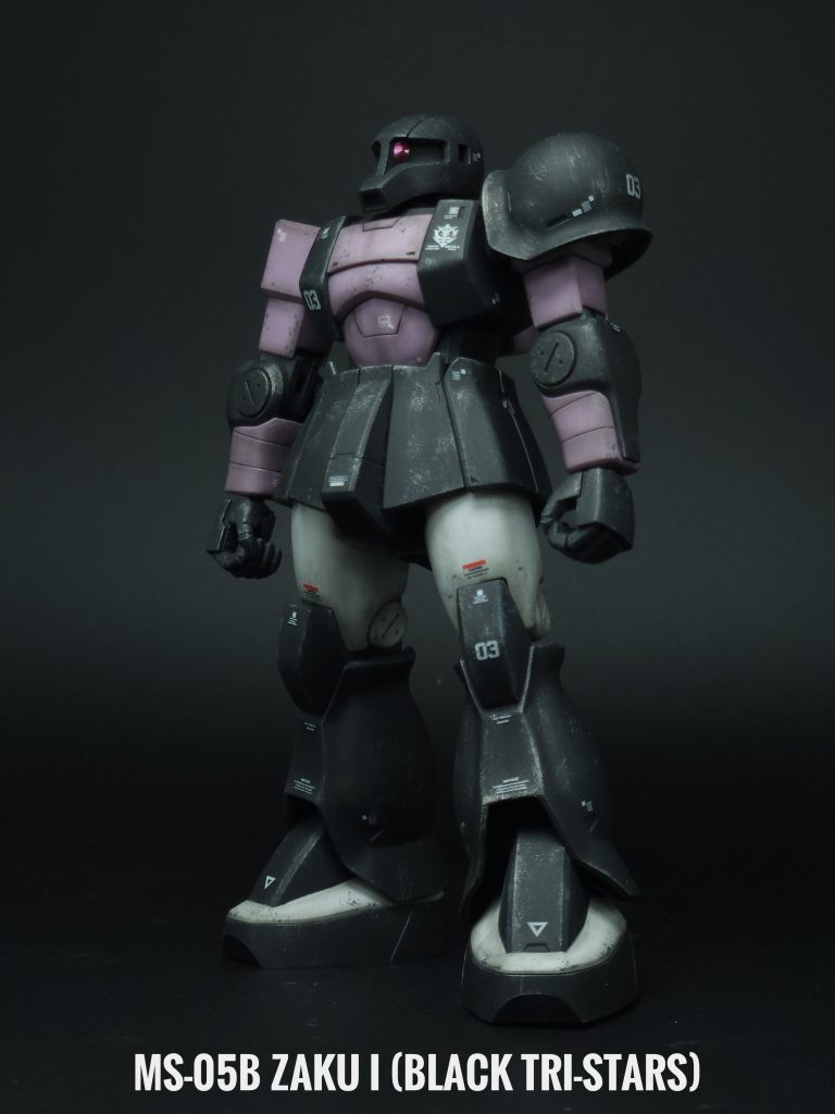 MS-05B ザクI(黒い三連星仕様)Zaku I (Black Tri-stars)–2枚目/制作者:cygnusleung