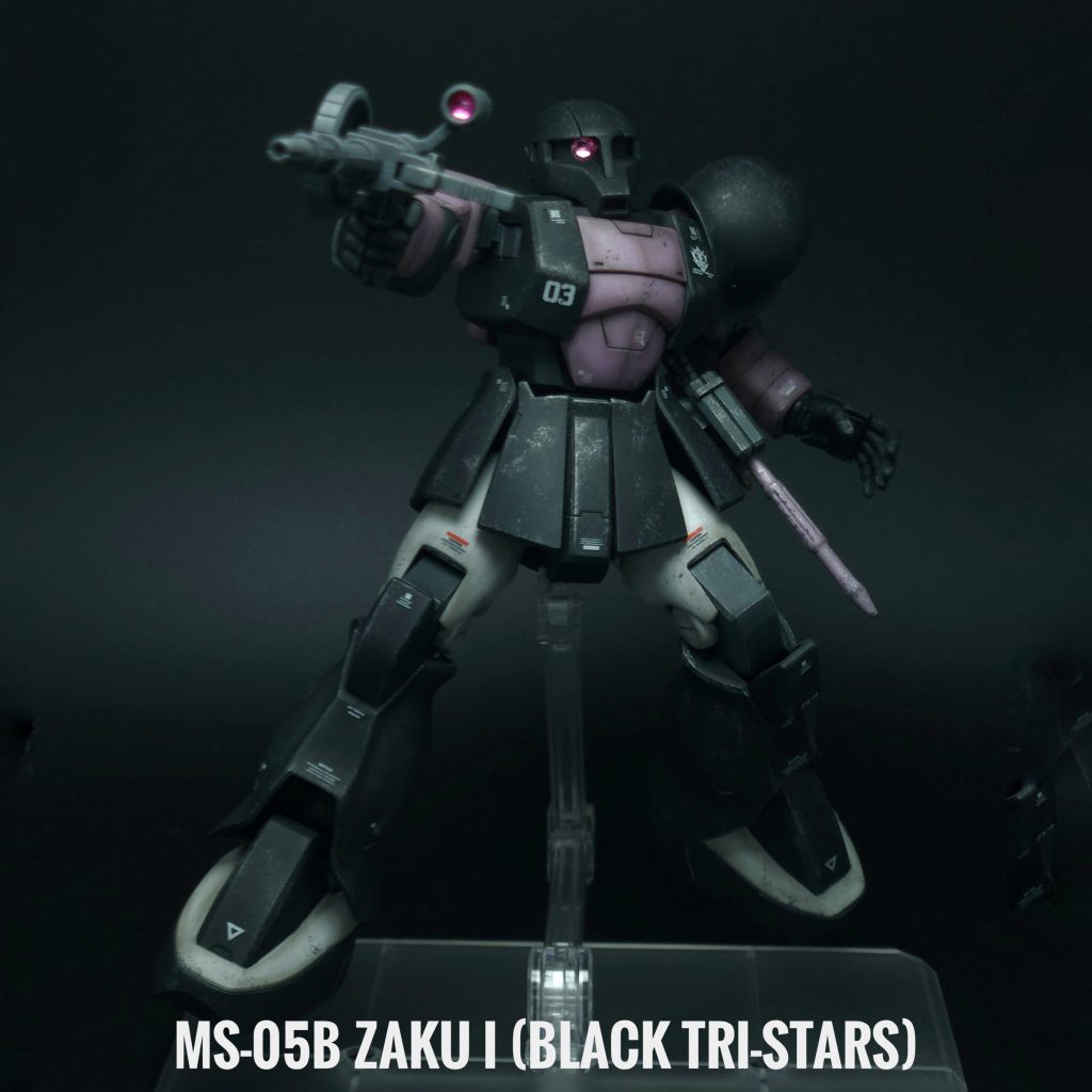 MS-05B ザクI(黒い三連星仕様)Zaku I (Black Tri-stars)–4枚目/制作者:cygnusleung