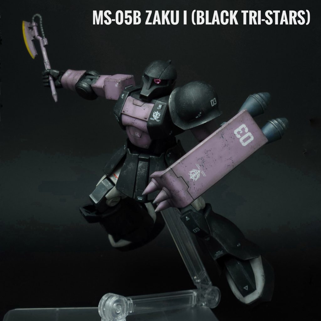MS-05B ザクI(黒い三連星仕様)Zaku I (Black Tri-stars)–5枚目/制作者:cygnusleung