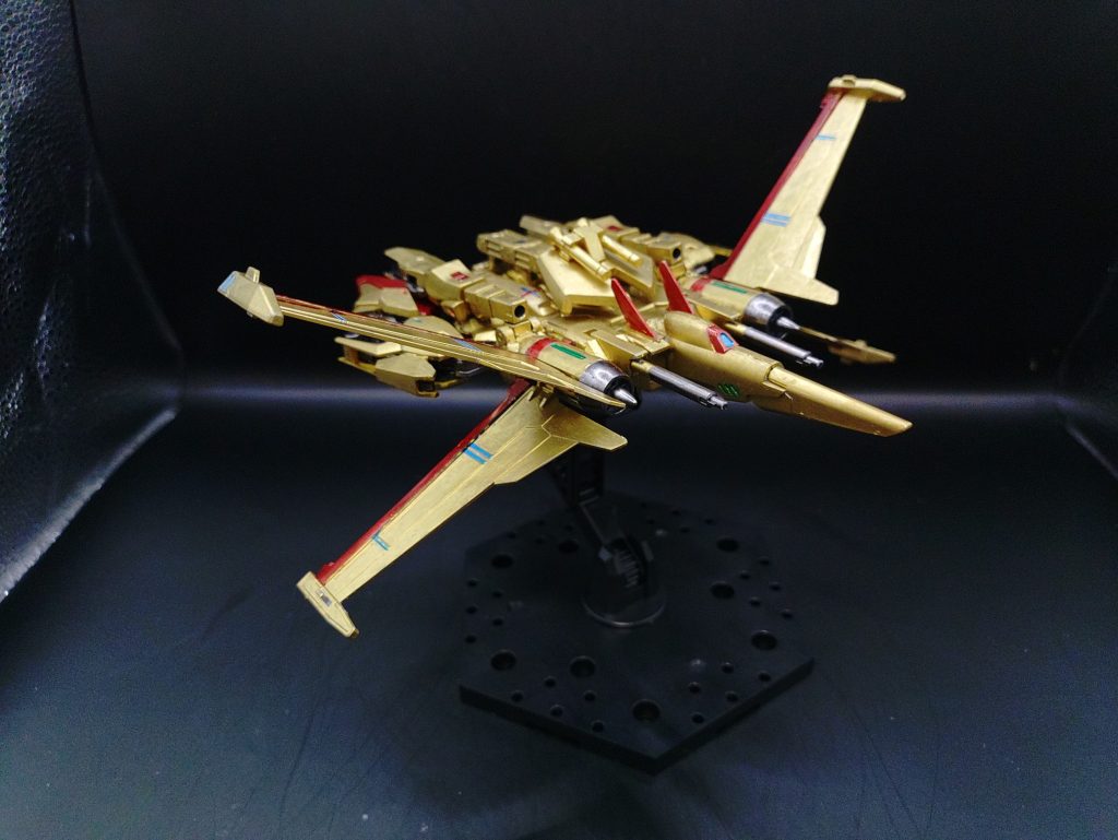 ◯戦闘形態そしてフォランテス最大の特長であるxウイングも本機は継承しています。某スターウォーズの機体と外観は大分そっくりな機体なので、戦闘力は保証されてますねw